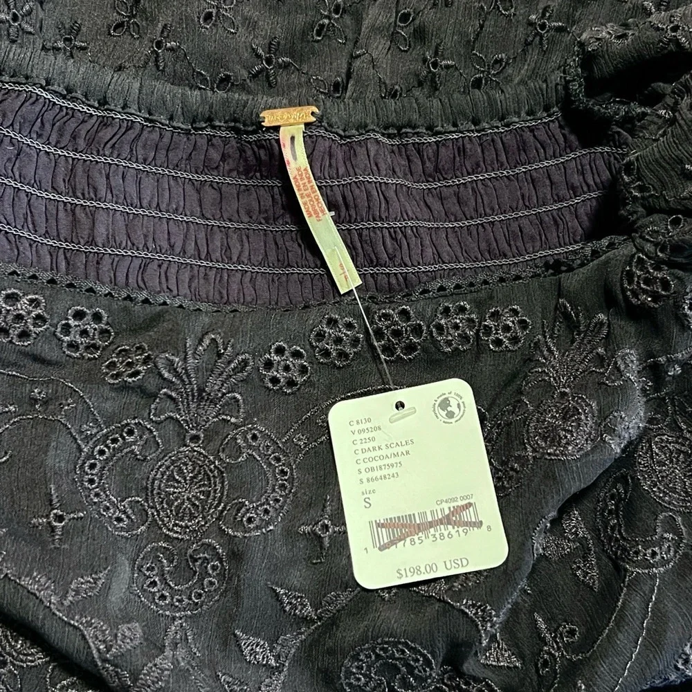 NEW Free People Malina Maxi Dress in Dark Scales